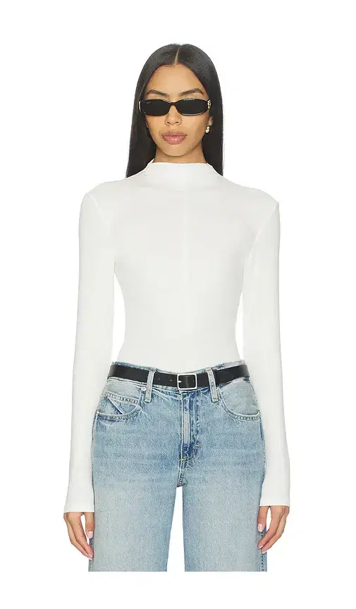 Dara Long Sleeve Funnel Neck Top Dara Long Sleeve Funnel Neck Top