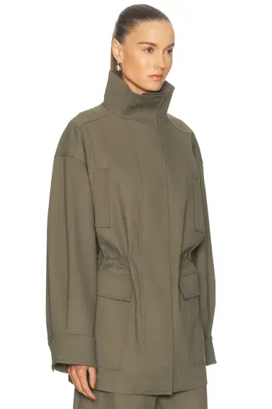 EAVES Mai Compact Suiting Parka Jacket | Thumbnail 5 EAVES Mai Compact Suiting Parka Jacket | Thumbnail 5