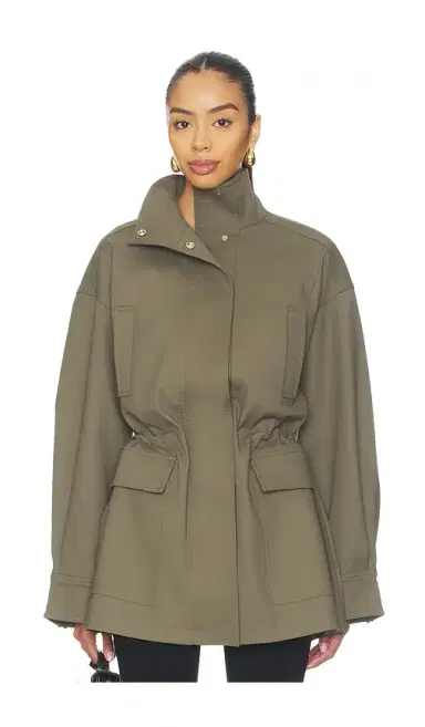 EAVES Mai Compact Suiting Parka Jacket | Thumbnail 1 EAVES Mai Compact Suiting Parka Jacket | Thumbnail 1