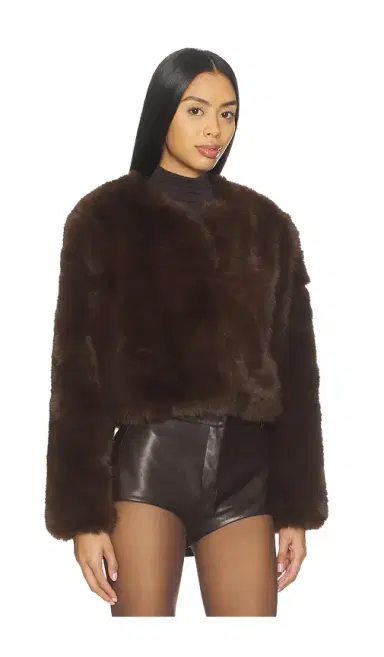 BLANKNYC Crop Faux Fur Coat | Thumbnail 2 BLANKNYC Crop Faux Fur Coat | Thumbnail 2