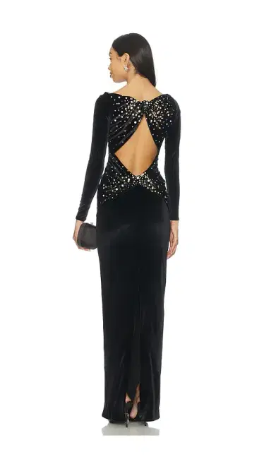retrofete Taegan Velvet Dress | Thumbnail 1 retrofete Taegan Velvet Dress | Thumbnail 1