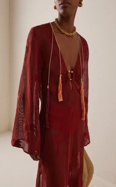 Johanna Ortiz Palm Veil Cotton Tunic | Thumbnail 3 Johanna Ortiz Palm Veil Cotton Tunic | Thumbnail 3