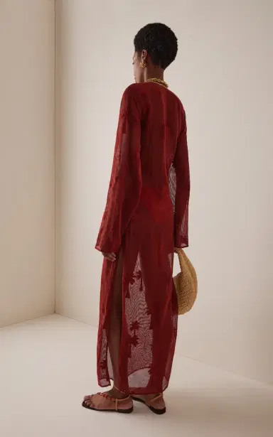 Johanna Ortiz Palm Veil Cotton Tunic | Thumbnail 4 Johanna Ortiz Palm Veil Cotton Tunic | Thumbnail 4