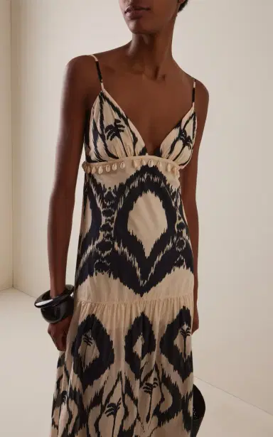 Johanna Ortiz Zea Palm Cotton Maxi Dress | Thumbnail 3 Johanna Ortiz Zea Palm Cotton Maxi Dress | Thumbnail 3
