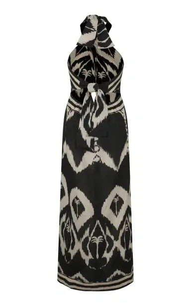 Johanna Ortiz Buen Viento Printed Linen Midi Dress | Thumbnail 6 Johanna Ortiz Buen Viento Printed Linen Midi Dress | Thumbnail 6