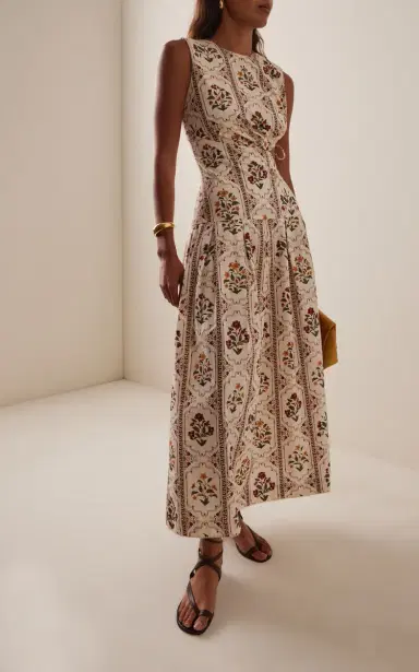 Agua by Agua Bendita Otono Cutout Midi Dress | Thumbnail 2 Agua by Agua Bendita Otono Cutout Midi Dress | Thumbnail 2