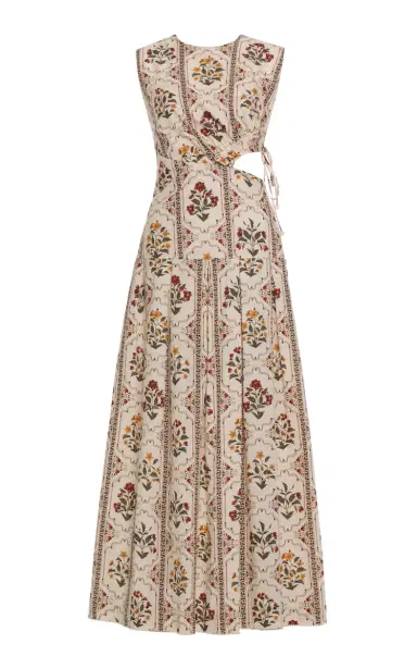 Agua by Agua Bendita Otono Cutout Midi Dress | Thumbnail 1 Agua by Agua Bendita Otono Cutout Midi Dress | Thumbnail 1