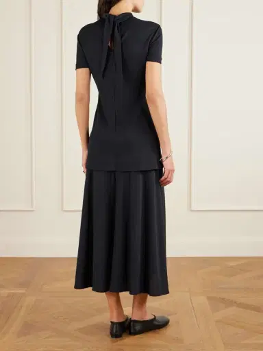 Jil Sander Layered Jersey Midi Dress | Thumbnail 3 Jil Sander Layered Jersey Midi Dress | Thumbnail 3