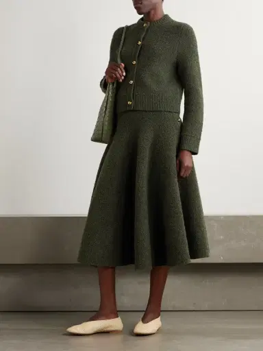Bottega Veneta Wool-blend Bouclé Midi Skirt | Thumbnail 2 Bottega Veneta Wool-blend Bouclé Midi Skirt | Thumbnail 2