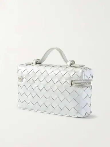 Bottega Veneta Bang Bang Intrecciato Distressed Metallic Leather Tote | Thumbnail 3 Bottega Veneta Bang Bang Intrecciato Distressed Metallic Leather Tote | Thumbnail 3