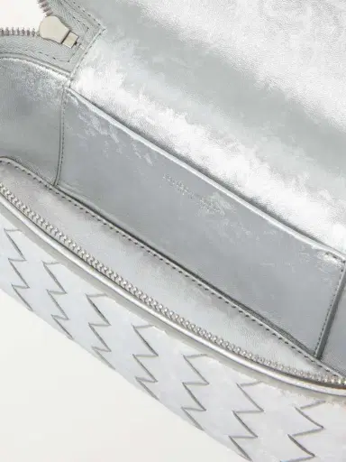 Bottega Veneta Bang Bang Intrecciato Distressed Metallic Leather Tote | Thumbnail 5 Bottega Veneta Bang Bang Intrecciato Distressed Metallic Leather Tote | Thumbnail 5