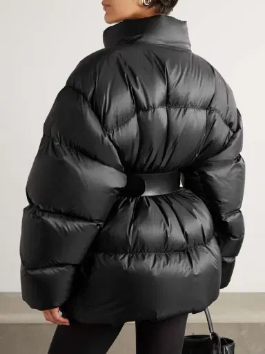 Balenciaga Hourglass Belted Quilted hell Down Jacket | Thumbnail 3 Balenciaga Hourglass Belted Quilted hell Down Jacket | Thumbnail 3