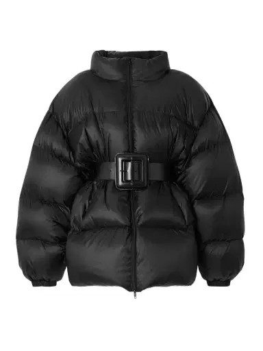 Balenciaga Hourglass Belted Quilted hell Down Jacket | Thumbnail 1 Balenciaga Hourglass Belted Quilted hell Down Jacket | Thumbnail 1