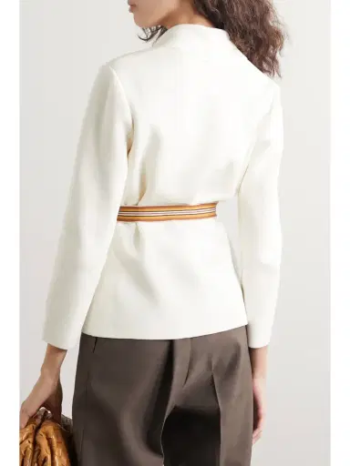 Loro Piana Belted Silk And Cotton-blend Cardigan | Thumbnail 4 Loro Piana Belted Silk And Cotton-blend Cardigan | Thumbnail 4