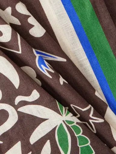 ALÉMAIS Maroc Printed Linen Wrap Skirt | Thumbnail 5 ALÉMAIS Maroc Printed Linen Wrap Skirt | Thumbnail 5