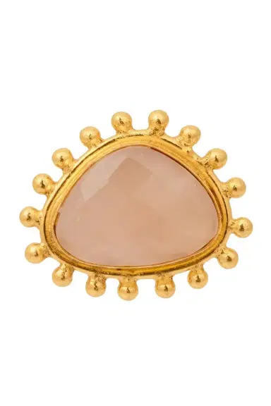 Sylvia Toledano Pink Quartz Dot Ring | Thumbnail 1 Sylvia Toledano Pink Quartz Dot Ring | Thumbnail 1