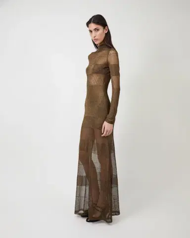 Aknvas The Josephine gown in ultra fine pointelle knit | Thumbnail 3 Aknvas The Josephine gown in ultra fine pointelle knit | Thumbnail 3