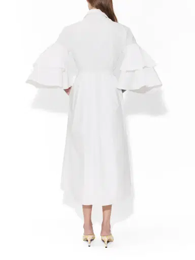 Rosie Assoulin Cotton Poplin Fiesta Shirtdress | Thumbnail 5 Rosie Assoulin Cotton Poplin Fiesta Shirtdress | Thumbnail 5