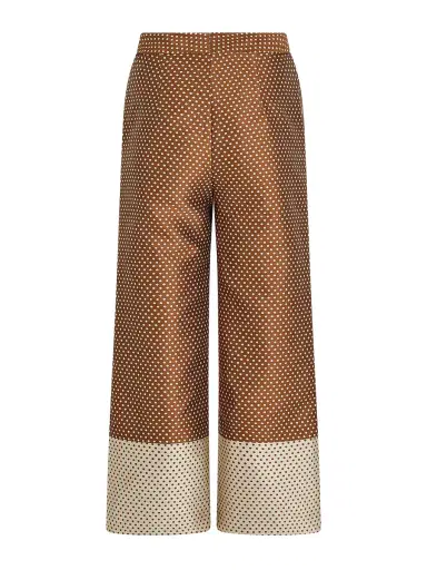Rosie Assoulin Dot Jacquard Mikado Boyfriend Trousers | Thumbnail 2 Rosie Assoulin Dot Jacquard Mikado Boyfriend Trousers | Thumbnail 2