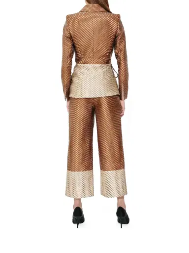 Rosie Assoulin Dot Jacquard Mikado Rapt Attention Blazer | Thumbnail 5 Rosie Assoulin Dot Jacquard Mikado Rapt Attention Blazer | Thumbnail 5