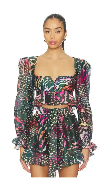 LA FUORI Graphic Jungle Top | Thumbnail 1 LA FUORI Graphic Jungle Top | Thumbnail 1