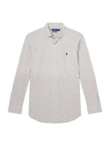 Polo Ralph Lauren Logo-Embroidered Checked Cotton Shirt - Men | Thumbnail 1 Polo Ralph Lauren Logo-Embroidered Checked Cotton Shirt - Men | Thumbnail 1