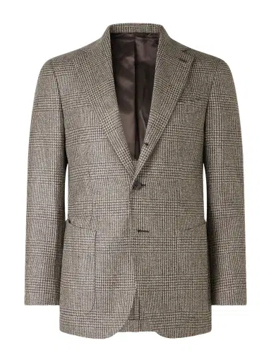 J. Mueser Prince of Wales Checked Wool Blazer - Men | Thumbnail 1 J. Mueser Prince of Wales Checked Wool Blazer - Men | Thumbnail 1