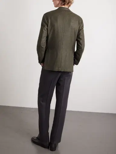 J. Mueser Waverly Prince of Wales Checked Wool Suit Jacket - Men | Thumbnail 4 J. Mueser Waverly Prince of Wales Checked Wool Suit Jacket - Men | Thumbnail 4