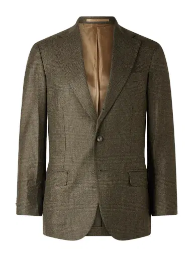 J. Mueser Waverly Prince of Wales Checked Wool Suit Jacket - Men | Thumbnail 1 J. Mueser Waverly Prince of Wales Checked Wool Suit Jacket - Men | Thumbnail 1
