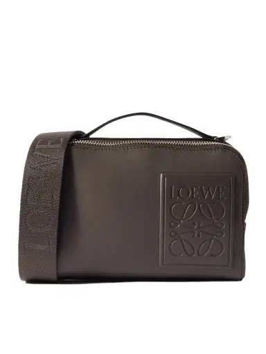Loewe Camera Mini Logo-Appliquéd Leather Messenger Bag - Men | Thumbnail 1 Loewe Camera Mini Logo-Appliquéd Leather Messenger Bag - Men | Thumbnail 1