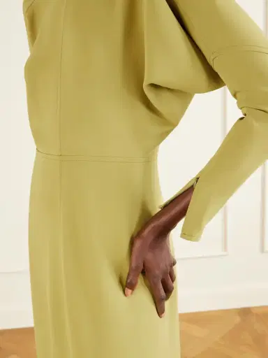 Victoria Beckham Crepe Midi Dress | Thumbnail 5 Victoria Beckham Crepe Midi Dress | Thumbnail 5