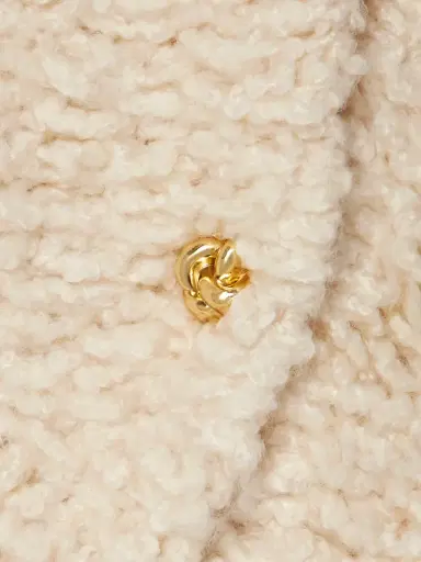 Frame The Shag Cropped Knitted Cardigan | Thumbnail 4 Frame The Shag Cropped Knitted Cardigan | Thumbnail 4