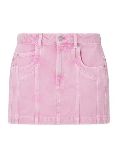 Marant Étoile Juana Paneled Denim Mini Skirt | Thumbnail 1 Marant Étoile Juana Paneled Denim Mini Skirt | Thumbnail 1