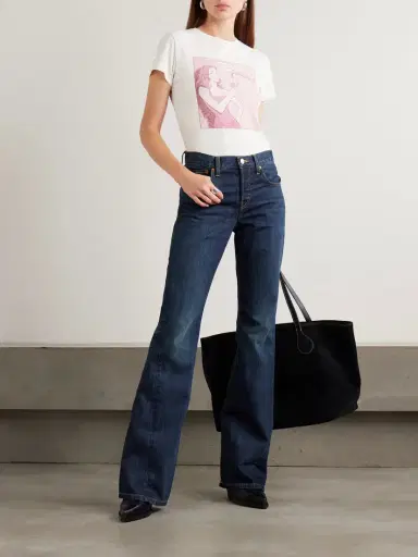 RE/DONE Twisted Mid-rise Bootcut Jeans | Thumbnail 2 RE/DONE Twisted Mid-rise Bootcut Jeans | Thumbnail 2