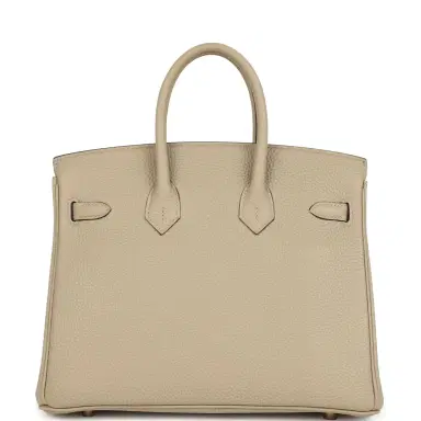 HERMÈS Hermes Birkin 25 Gris Tourterelle Togo Rose Gold Hardware | Thumbnail 4 HERMÈS Hermes Birkin 25 Gris Tourterelle Togo Rose Gold Hardware | Thumbnail 4