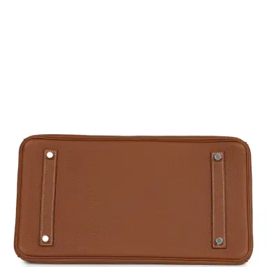 HERMÈS Hermes Birkin 35 Gold Togo Palladium Hardware | Thumbnail 6 HERMÈS Hermes Birkin 35 Gold Togo Palladium Hardware | Thumbnail 6