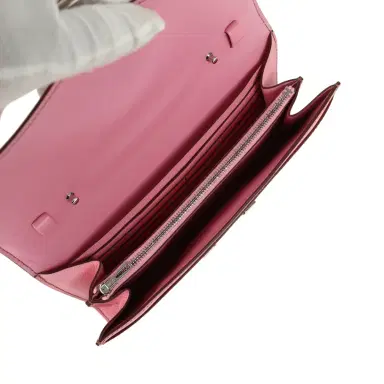 HERMÈS Pre-owned Hermes Constance Wallet To Go Bubblegum Epsom Palladium Hardware | Thumbnail 9 HERMÈS Pre-owned Hermes Constance Wallet To Go Bubblegum Epsom Palladium Hardware | Thumbnail 9