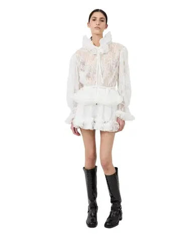 Aknvas The Elisa jacket in cream lace | Thumbnail 1 Aknvas The Elisa jacket in cream lace | Thumbnail 1