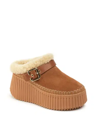 Chloé Nama Wedge Mules | Thumbnail 1 Chloé Nama Wedge Mules | Thumbnail 1