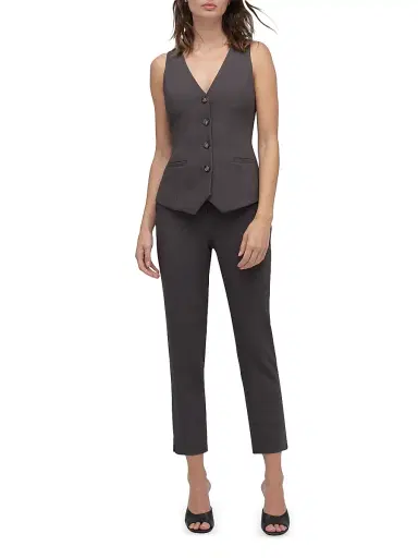 Favorite Daughter Women's The Jones Vest - Grey Suiting - Size XS | Thumbnail 2 Favorite Daughter Women's The Jones Vest - Grey Suiting - Size XS | Thumbnail 2