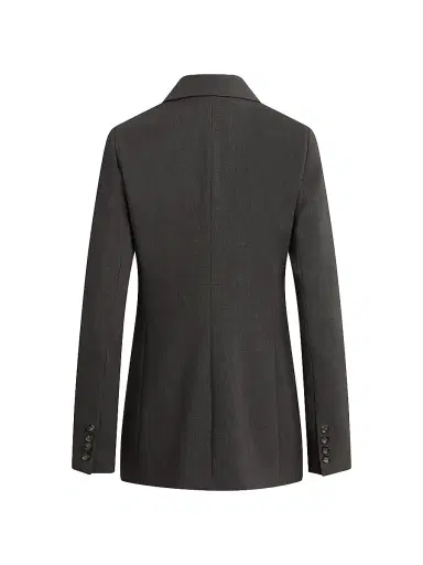 Favorite Daughter Women's The Phoebe Double-Breasted Blazer - Grey Suiting - Size XS | Thumbnail 3 Favorite Daughter Women's The Phoebe Double-Breasted Blazer - Grey Suiting - Size XS | Thumbnail 3
