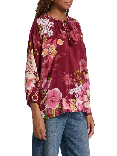 Johnny Was Women's Margot Rolanda Blouse - Rolanda | Thumbnail 4 Johnny Was Women's Margot Rolanda Blouse - Rolanda | Thumbnail 4