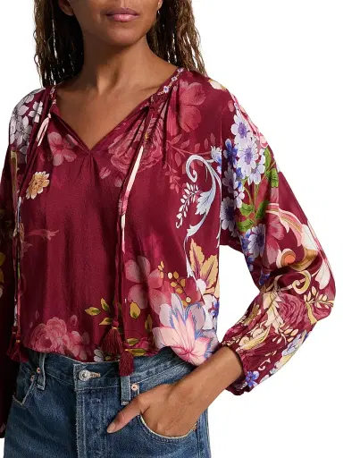 Johnny Was Women's Margot Rolanda Blouse - Rolanda | Thumbnail 6 Johnny Was Women's Margot Rolanda Blouse - Rolanda | Thumbnail 6