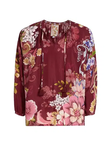 Johnny Was Women's Margot Rolanda Blouse - Rolanda | Thumbnail 1 Johnny Was Women's Margot Rolanda Blouse - Rolanda | Thumbnail 1