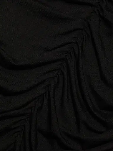 Veronica Beard Women's Salem Stretch-Jersey Ruched Top - Black | Thumbnail 7 Veronica Beard Women's Salem Stretch-Jersey Ruched Top - Black | Thumbnail 7
