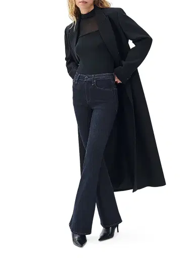 rag & bone Women's Epic Dahlia Full Flare Jeans - Rinse | Thumbnail 2 rag & bone Women's Epic Dahlia Full Flare Jeans - Rinse | Thumbnail 2