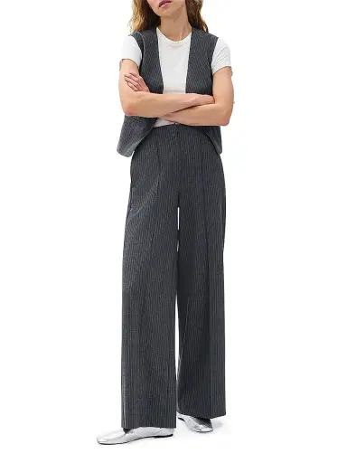 rag & bone Women's Irina Stripe High-Rise Tailored Pants | Thumbnail 2 rag & bone Women's Irina Stripe High-Rise Tailored Pants | Thumbnail 2