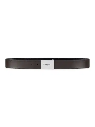 Givenchy Men's Label Reversible Belt in Leather - Black - Size 38 | Thumbnail 2 Givenchy Men's Label Reversible Belt in Leather - Black - Size 38 | Thumbnail 2