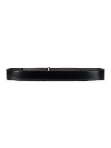 Givenchy Men's Label Reversible Belt in Leather - Black - Size 38 | Thumbnail 3 Givenchy Men's Label Reversible Belt in Leather - Black - Size 38 | Thumbnail 3