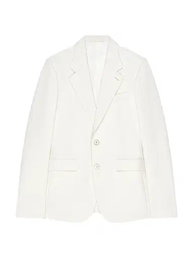 Givenchy Men's Single-Breasted Fitted Jacket in Wool and Mohair - | Thumbnail 1 Givenchy Men's Single-Breasted Fitted Jacket in Wool and Mohair - | Thumbnail 1